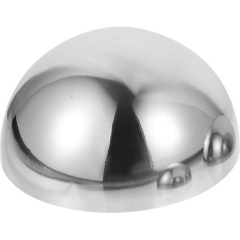 Boule de Contemplation Hémisphère Creux Miroir Réflexion en Acier Inoxydable Argenté pour Centre de Table et Photos Professionnelles (1/5)