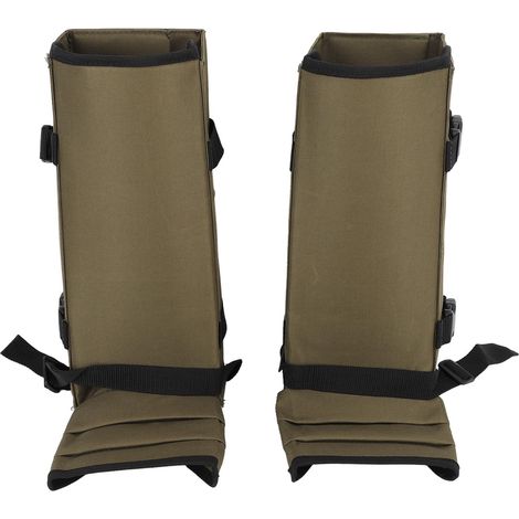 1 Paire de Jambières Anti-Serpents Polyester Respirantes Légères pour Randonnée Camping Escalade Vert Militaire