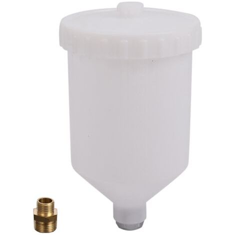 Remplacement de pot de tasse de pistolet de pulvérisation de peinture de gravité de 600ml pour Devilbiss Gti
