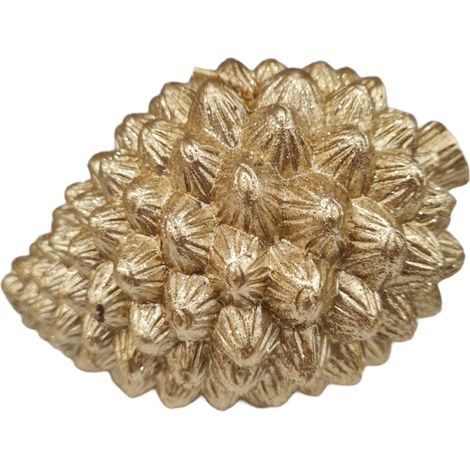 Candela a forma di pigna stesa decorazione luminosa da 8 x 12 cm