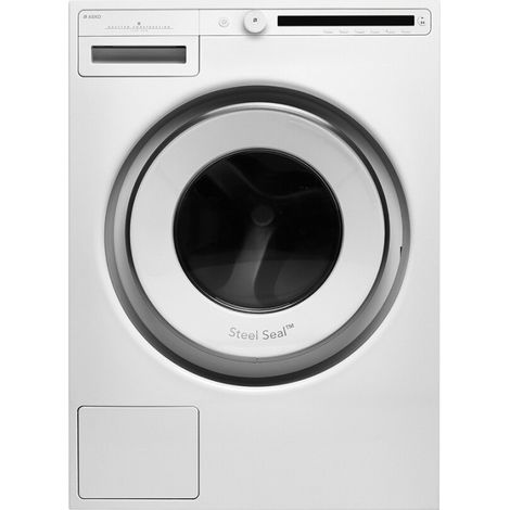 Lave-linge hublot 8 kg – Classe A – Essorage 1600 tr/min – Niveau sonore 76 dB – Tambour inox – Système Quattro – Asko (1/5)