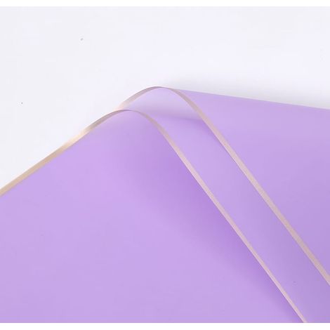 Papel de aluminio floral - "Marco" Lavanda - Láminas de 58x58 cm - 20 unidades