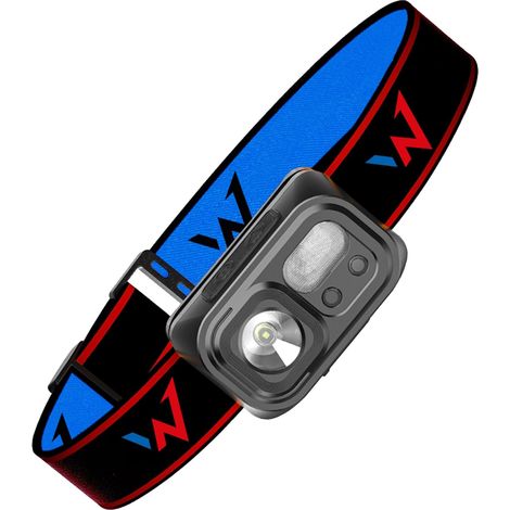 Lampe Frontale LED 3500 LM, Rechargeable USB-C, 9 Modes, IP44 Étanche, Capteur de Geste, Inclinaison 45°, Batterie 2000mAh, Éclairage Camping, Course, Bricolage, Randonnée (1/5)
