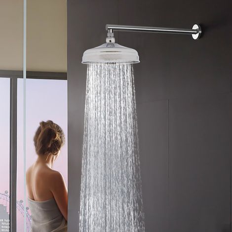 Duschkopf Aus Edelstahl 360° Drehbar Regen-dusche Badezimmer 20 X 20 cm Silber (1/5)
