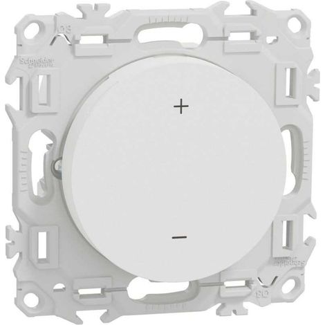 Thermostat connecté filaire - 2 A - Zigbee - Odace - Wiser - S920502 - Schneider - Blanc craie