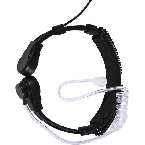 Micro-casque à tube acoustique avec PTT pour radio Baofeng UV5R et talkie-walkie (1/5)
