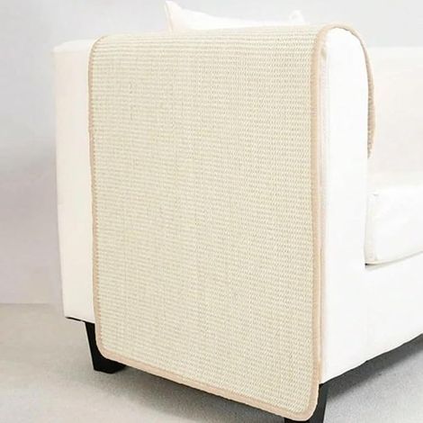 Tapis Griffoir Chat Protection Meubles Griffoir Sisal Lin Chat Griffoir Chaton Chien Anti-Griffes Protecteurs Fauteuil Canapé Table Porte Sol