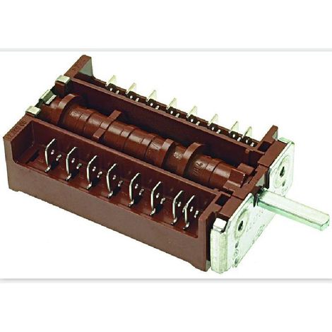 Three-position switch, 250V 16A, for electric oven, six-function switch, bakelite switch (1/5)
