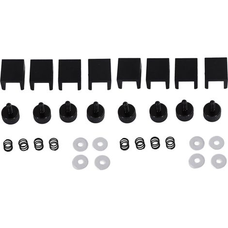 8 Pièces Attaches de Plateau Chauffant en Alliage d'Aluminium Universelles Réglables pour Ender 3 3 Pro V2 3S 5 Pro (1/5)