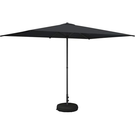 Parasol de jardin (avec pied) 200 x 300 cm Polyester (1/5)