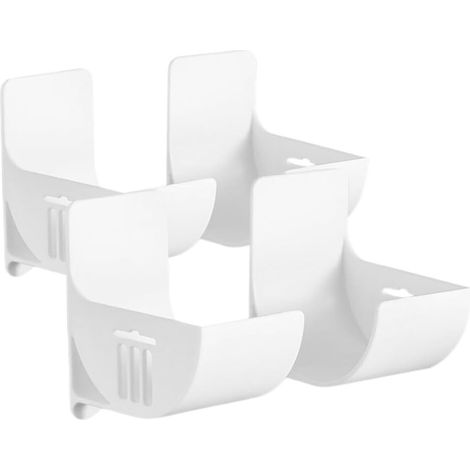 Lot de 4 boîtes de rangement murales pour sacs poubelle avec fixation murale pour organiser et stocker les sacs poubelle à la maison (1/5)