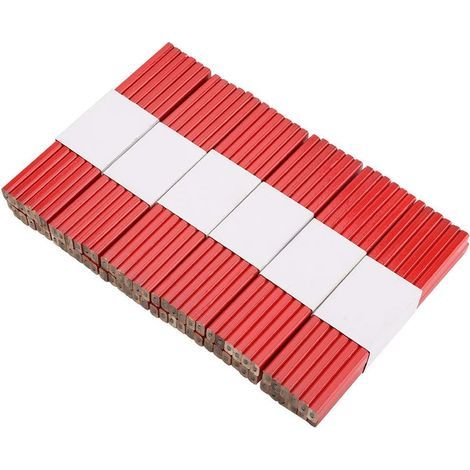Sonderangebot. 72 Zimmermannsbleistifte. Zimmermannsbleistift. Roter 175-mm-Zimmermannsbleistift. Konstruktionsbleistift. Für Industrie und Handwerk. AAFGVC