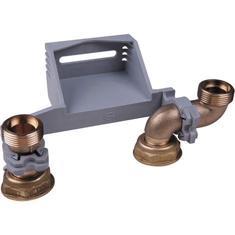 Gurtner – Platine de fixation compteur gaz naturel – entraxe 160/110 – mâle 6/20 – écrou 6/20 – Raccord gaz pour installations professionnelles