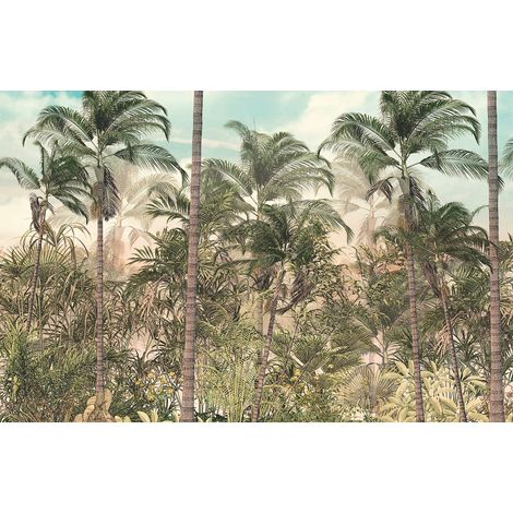 Papier peint panoramique - Forêt Tropicale - 130 cm x 84 cm (1/2)