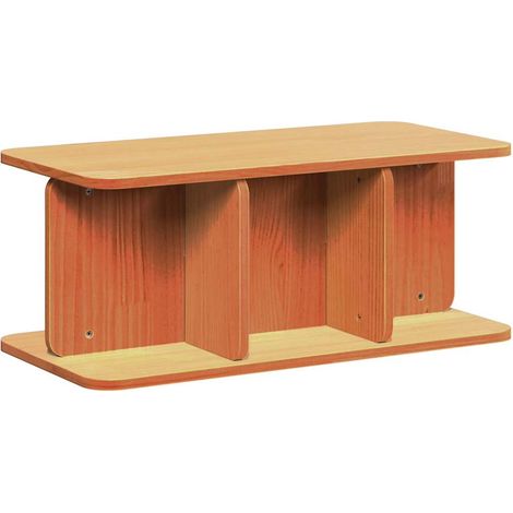 Maison Exclusive - Tavolino da salotto Marrone cerato 80 x 39,5 x 33,5 cm