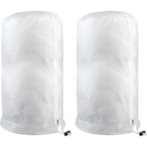 Voile Hivernage Plante,2 pièces 180x100cm cm Housse Hivernage Plante,Housse Hivernage Plante avec Cordon de Serrage et Zipper,Housse de Protection pour Plantes Réutilisable (1/5)