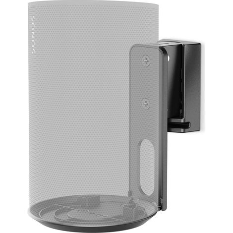 Montaje del altavoz compatible con sonos era100 pared 3 kg giratorio tilt inclinable rotativo abs metal negro