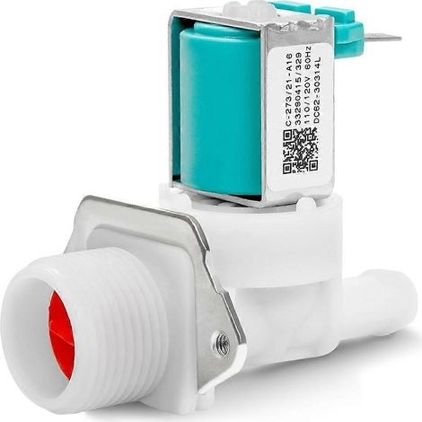 Ensemble de vanne d'arrivée d'eau DC62-30314L pour lave-vaisselle Samsung (remplace PS4209101 PAP5582579)