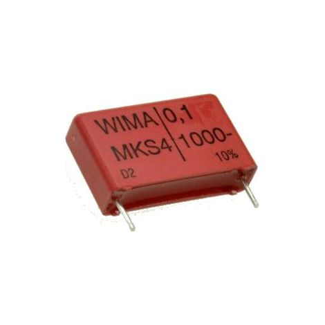 Condensador Polipropileno 100nF 1000Vdc R22.5mm 100K