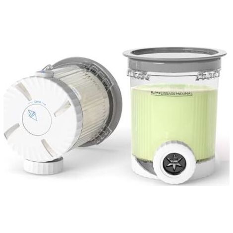 Kaelt - Récipients compatibles avec le Ninja Swirl CREAMi : lot de 2 pots pour le Ninja Creami NC701 et NC700 – sans BPA, compatibles lave-vaisselle (1/5)