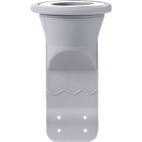 Silikon-Geruchsfilter für Spülbeckenabläufe, geeignet für 50-55 mm Bodenablaufrohre, Badezimmer, Küche, Abwasser-Geruchsfilter, 1 Stück (Hellgrau)