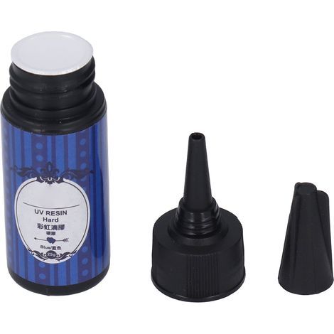 Colle UV 25g Non Toxique, Résine Polymère Bleue à Séchage Rapide, Imperméable et Antifuite (1/5)