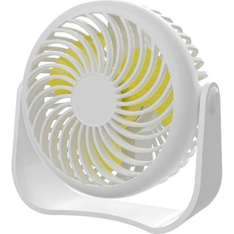 Ventilateur portable à 3 vitesses réglables, mini ventilateur de camping pour la maison et le bureau (1/4)