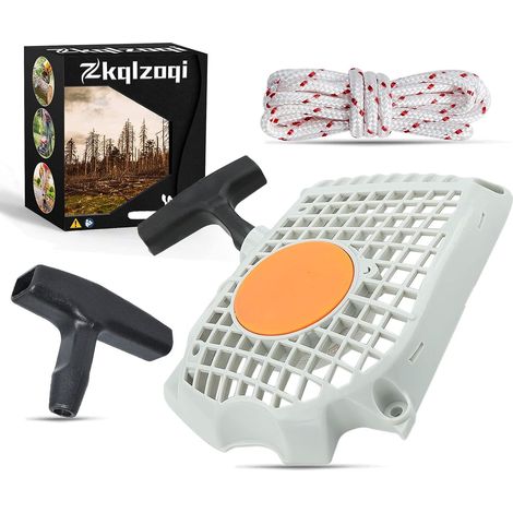 Lanceur MS271, pour STIHL MS261 MS261C MS271 MS271C MS291 MS291C, 11410801801, Carter de ventilateur, Poignée de démarrage, Corde de démarrage (1/5)