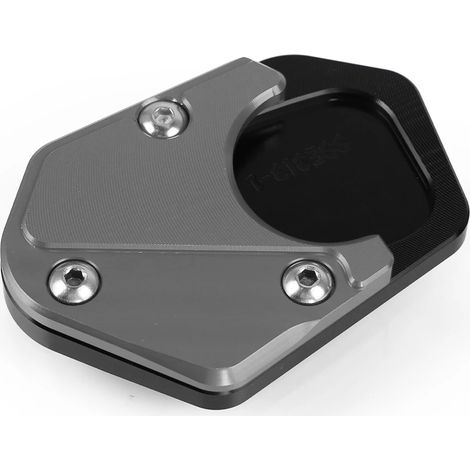(Gris sans logo) Rehausseur de béquille latérale pour moto CFMOTO 450SR (2022-2023) avec repose-pieds, compatible avec les modèles Maxpower 2024 et 2022-2023. (1/4)
