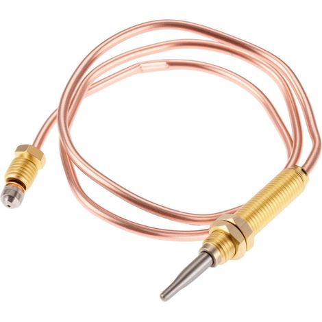 600mm Thermocouple universel à gaz Écrou et embout M8 x 1 - Pour barbecue, barbecue, foyer, chauffage ou chauffe-eau au gaz (1/5)