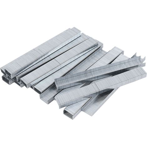 boîtes d'agrafes 26/6, 5000 agrafes par boîte, insertion en douceur sans blocage, pointes en forme de biseau, adaptées aux agrafeuses de bureau. (1/5)