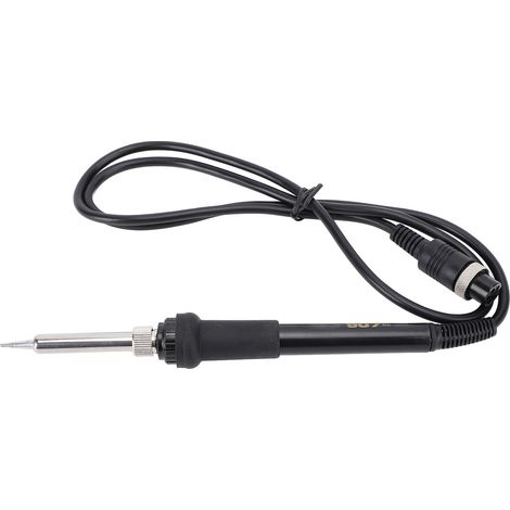 Poignée de fer à souder 50W 24V en silicone et aluminium, outil de soudage de rechange pour station de soudage avec 5 trous (1/5)