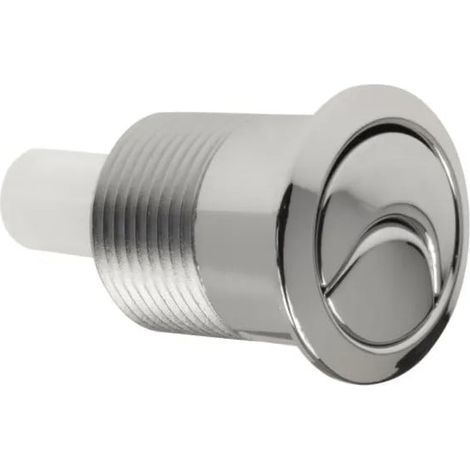 SIAMP 34455007 Bouton Poussoir 45, Chromé, 37 mm