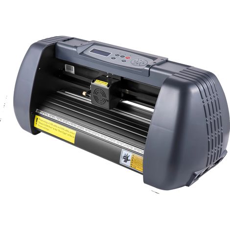 Máquina de corte de vinilo, velocidad ajustable, compatible con múltiples materiales, 14 pulgadas, color negro. (1/2)