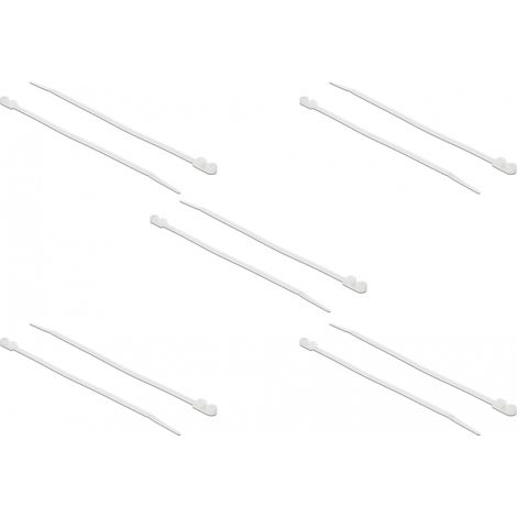 Delock Sujetacables con ojal de fijación LA 300 x AN 4,8 mm blanco 10 unidades (1/3)