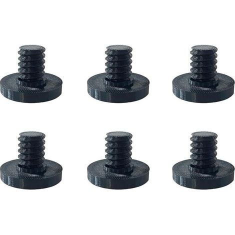 Set di 6 bulloni di ricambio per casette da giardino e accessori per tende da sole. (1/4)