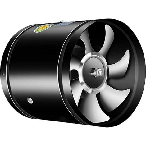 150mm Ventilateur D'extraction, 140 m³/h de Conduit Ventilateur Industriel en Métal d'air Mural pour Salle de bain, Sous-sol, Garage, Tente de Culture (1/5)