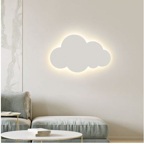Pair Applique murale moderne pour l'intérieur abat jour en acrylique avec LED intégrées changement de lumière tricolore (1/4)