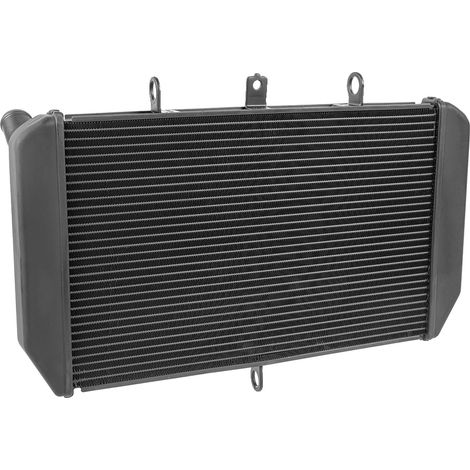 Radiador de motocicleta, alta eficiencia de refrigeración, fácil instalación, negro. (1/2)