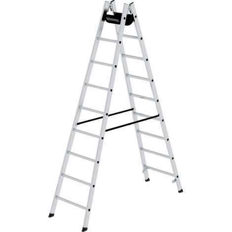 MUNK Sprossenstehleiter 2x9 Sprossen (1/5)