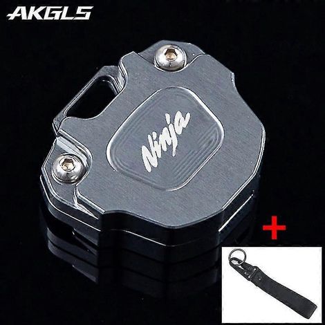 Coque de protection pour clé de moto Kawasaki Z900 Z800 Z650 Z750 Z1000 400 Ninja250 Ninja400 650 - Accessoires moto - Titane (1/5)
