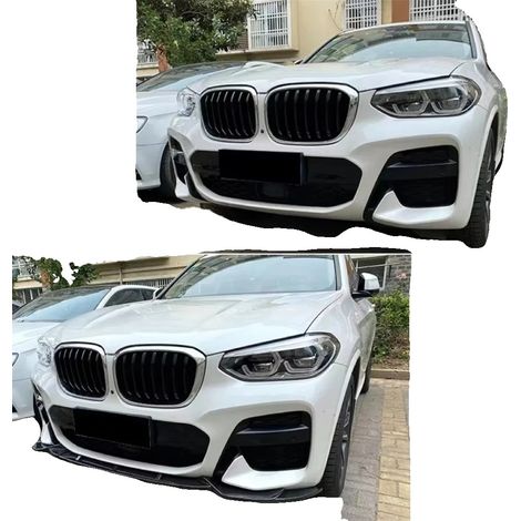 Spoiler delantero, ABS de alta calidad, ajuste personalizado, acabado negro brillante, resistente a los arañazos y a la intemperie. (1/5)