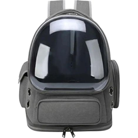 Sac à outils pour moto, sac de transport transparent pour chats et petits chiens, accessoire de voyage respirant pour animaux, sangles de fixation incluses (1/5)