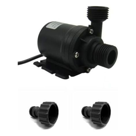 800 l/h 5 m DC 12 V Tauchpumpe, Amphibienpumpe für Teiche, Aquarien, Solarbrunnen und Schwimmbecken, Wasserzirkulation (1/5)
