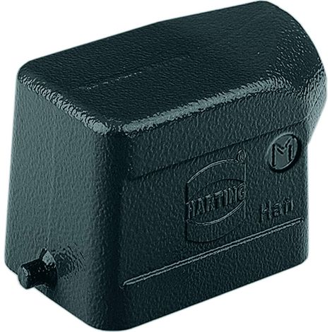 HARTING Han 6B M Capot bas, 1xPG13,5 sortie de câble latérale, pour 1 étrier (sur la partie inférieure) - 1 Stück