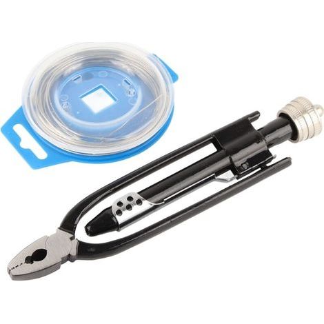 21cm safety wire plug with 25ft high carbon steel twisting tool for industrial automotive aircraft (1/5)