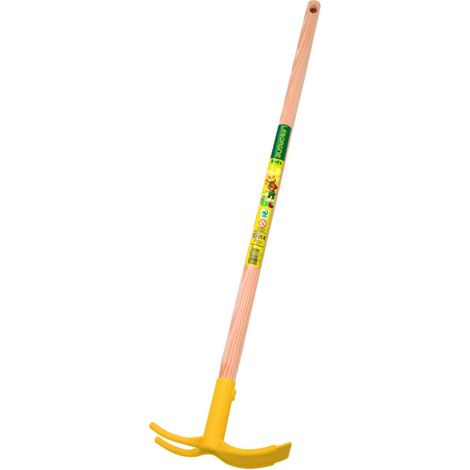 Fourche Plastique Enfant manche bois certifié PEFC 100%- Leborgne