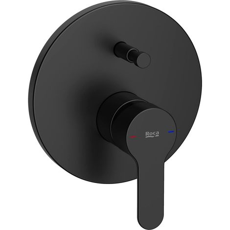 MEZCLADOR EMPOTRADO PARA BAÑO-DUCHA L20 COLORS NEGRO MATE (1/2)