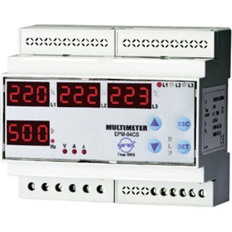entes EPM 04C DIN dispositivo de medición eléctrico avanzado