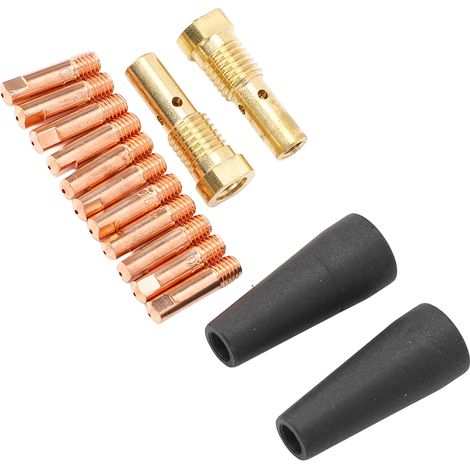 Kit d'embouts de buse sans gaz, noyau de Flux, K3493-1, avec électrode 0,039 pouces, 1mm, pour équipement de soudage FC90/80GL MIG, 15 pièces